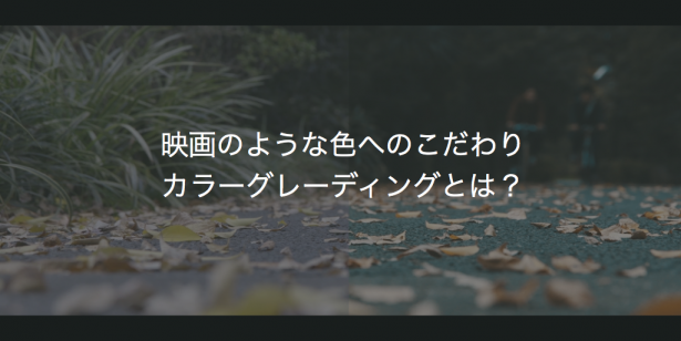 映画のような色へのこだわり カラーグレーディングとは ウェディングドキュメンタリー撮影のブーケアンドリール