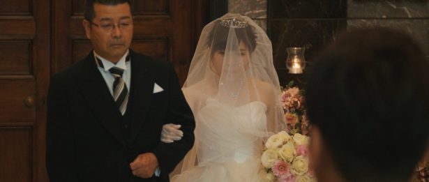 新婦様とお父様のバージンロード